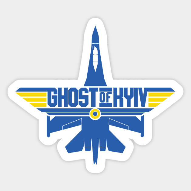 Ghost of Kyiv Sticker by Baggss